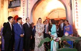 [ẢNH] Công chúa kế vị Thụy Điển rạng ngời thăm Văn Miếu - Quốc Tử Giám