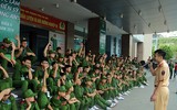 Giờ học kỹ năng an toàn giao thông đầy niềm vui của các 