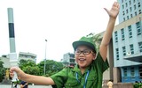 Giờ học kỹ năng an toàn giao thông đầy niềm vui của các 