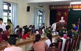 [Ảnh] Nữ Công an Thủ đô vui tươi, tình nguyện phục vụ nhân dân trong Chủ Nhật