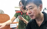 [Ảnh] Nữ Công an Thủ đô vui tươi, tình nguyện phục vụ nhân dân trong Chủ Nhật