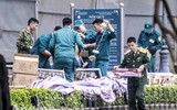 [ẢNH] Trận địa pháo hoa tầm cao sẵn sàng cho đêm Giao thừa