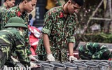 [ẢNH] Trận địa pháo hoa tầm cao sẵn sàng cho đêm Giao thừa