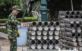 [ẢNH] Trận địa pháo hoa tầm cao sẵn sàng cho đêm Giao thừa
