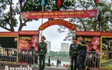 [ẢNH] Trận địa pháo hoa tầm cao sẵn sàng cho đêm Giao thừa
