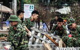 [ẢNH] Trận địa pháo hoa tầm cao sẵn sàng cho đêm Giao thừa