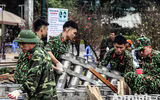 [ẢNH] Trận địa pháo hoa tầm cao sẵn sàng cho đêm Giao thừa