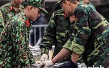 [ẢNH] Trận địa pháo hoa tầm cao sẵn sàng cho đêm Giao thừa