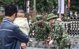 [ẢNH] Trận địa pháo hoa tầm cao sẵn sàng cho đêm Giao thừa