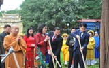 [ẢNH] Lãnh đạo Đảng, Nhà nước, TP Hà Nội dâng hương, trồng cây đầu xuân tại Hoàng Thành Thăng Long