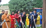 [ẢNH] Lãnh đạo Đảng, Nhà nước, TP Hà Nội dâng hương, trồng cây đầu xuân tại Hoàng Thành Thăng Long
