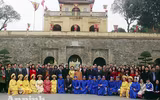 [ẢNH] Lãnh đạo Đảng, Nhà nước, TP Hà Nội dâng hương, trồng cây đầu xuân tại Hoàng Thành Thăng Long