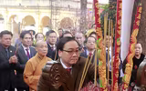 [ẢNH] Lãnh đạo Đảng, Nhà nước, TP Hà Nội dâng hương, trồng cây đầu xuân tại Hoàng Thành Thăng Long