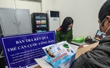 [ẢNH] Hình ảnh đẹp của tuổi trẻ Công an Thủ đô tại trụ sở tiếp dân thời dịch Corona