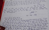 [Ảnh] Lời cảm ơn của người trở về sau thời gian cách ly: 