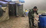 [ẢNH] Xúc động chuyện những người lính căng mình trước sương gió biên cương ngăn dịch Covid -19