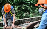 [ẢNH] Cận cảnh khu bệnh viện đang được cải tạo thành nơi điều trị bệnh nhân Covid -19 ở Hà Nội
