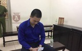 Đối tượng dâm ô trẻ em Cao Mạnh Hùng trước vành móng ngựa