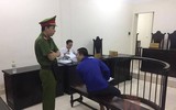Đối tượng dâm ô trẻ em Cao Mạnh Hùng trước vành móng ngựa