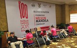 Hiến máu nhân đạo hưởng ứng ngày Quốc tế Nelson Mandela
