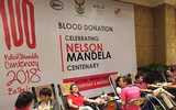 Hiến máu nhân đạo hưởng ứng ngày Quốc tế Nelson Mandela