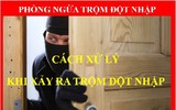[Ảnh] Trộm cướp manh động vào nhà: Cách ứng phó bảo toàn mạng sống