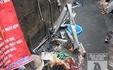 Tiếp tục phong tỏa hiện trường vụ cháy ở Đê La Thành, tránh nguy hiểm cho người dân