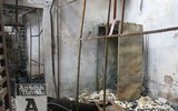 Tiếp tục phong tỏa hiện trường vụ cháy ở Đê La Thành, tránh nguy hiểm cho người dân