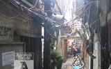 Tiếp tục phong tỏa hiện trường vụ cháy ở Đê La Thành, tránh nguy hiểm cho người dân