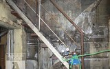 Tiếp tục phong tỏa hiện trường vụ cháy ở Đê La Thành, tránh nguy hiểm cho người dân