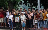 [Ảnh] Người dân tiễn biệt nguyên Tổng Bí thư Đỗ Mười