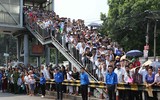 [Ảnh] Người dân tiễn biệt nguyên Tổng Bí thư Đỗ Mười