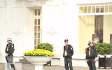 [ẢNH] Phong tỏa khách sạn Metropole cho cuộc gặp đặc biệt giữa Tổng thống Donald Trump và Chủ tịch Kim Jong-un