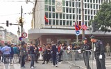 [ẢNH] Phong tỏa khách sạn Metropole cho cuộc gặp đặc biệt giữa Tổng thống Donald Trump và Chủ tịch Kim Jong-un