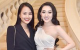 Hoa hậu Huỳnh Thúy Anh đẹp gợi cảm trong tiệc mừng sinh nhật