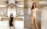 Siêu mẫu Minh Tú khoe vóc dáng chuẩn mực đầy quyến rũ ở Paris