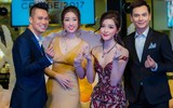 Á hậu Huyền My rạng ngời 