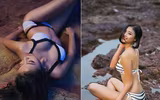 Người đẹp biển Đào Thị Hà tái xuất, khoe đường cong quyến rũ với bikini