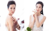 MC Thanh Mai khéo khoe vẻ đẹp gợi cảm với đầm maxi ren