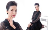 MC Thanh Mai khéo khoe vẻ đẹp gợi cảm với đầm maxi ren