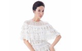 MC Thanh Mai khéo khoe vẻ đẹp gợi cảm với đầm maxi ren