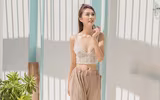 Hoa hậu Tường Linh khoe vẻ đẹp mong manh đầy quyến rũ