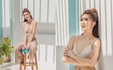Hoa hậu Tường Linh khoe vẻ đẹp mong manh đầy quyến rũ