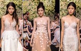 Á hậu Huyền My quyến rũ với đầm trong suốt