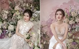 Á hậu Huyền My quyến rũ với đầm trong suốt