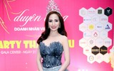 Hoa khôi Bảo Ngọc xuất hiện rạng rỡ sau đăng quang