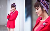 Hoa hậu Kiều Ngân khoe vẻ gợi cảm hút ánh nhìn trên phố