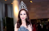 Hoa khôi Bảo Ngọc xuất hiện rạng rỡ sau đăng quang