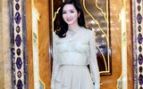 Hoa hậu đền Hùng Giáng My diện áo xuyên thấu cực gợi cảm