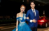Rocker Nguyễn không rời Minh Hằng nửa bước trong buổi công chiếu 